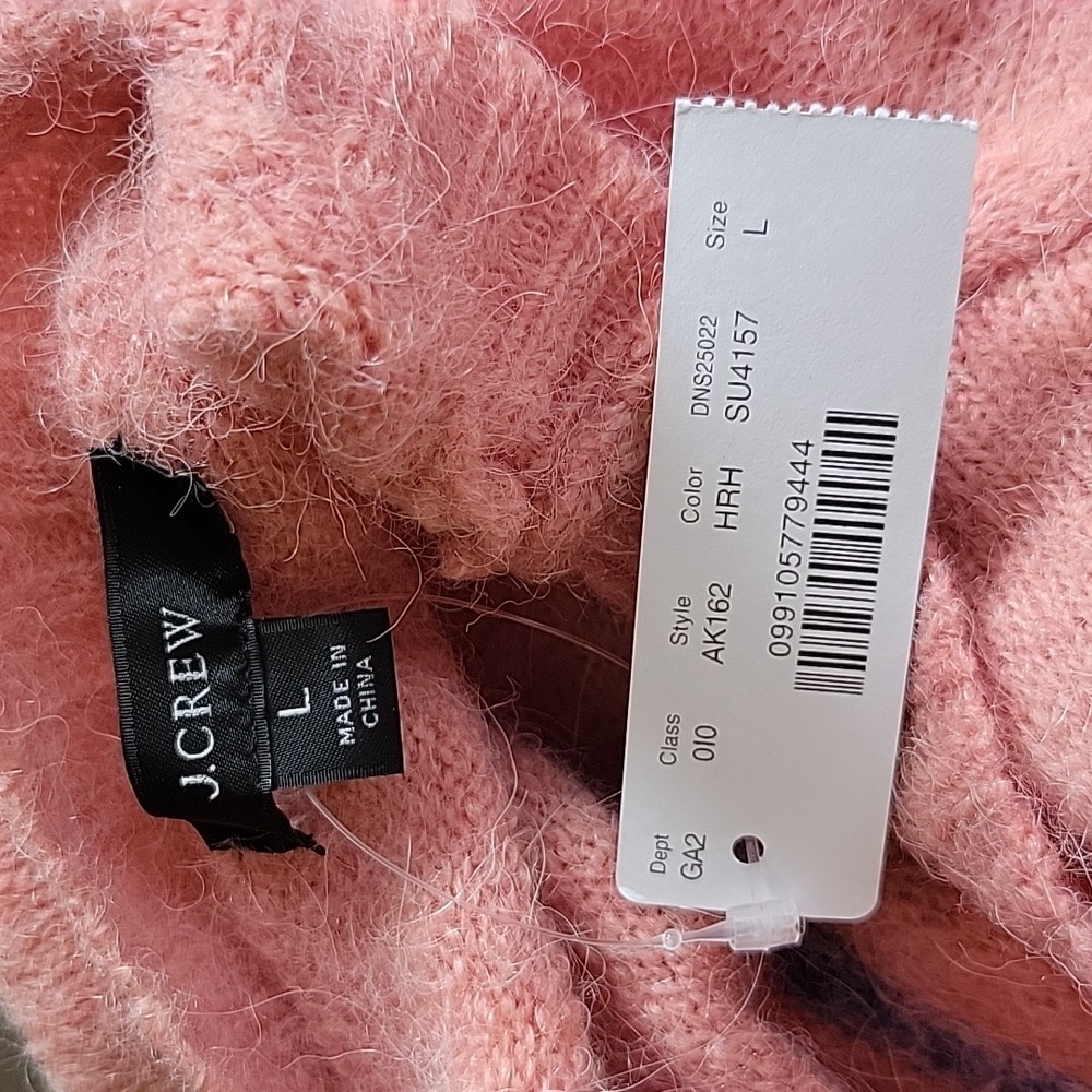 J. Crew Alpaca Blend Crew Neck Striped Sweater - Picture 8 of 12